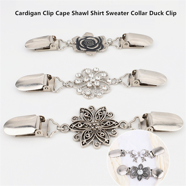 Cape Shawl Shirt Sweater Collar Clip