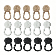 Expandable shirt buttons