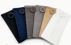 Expandable cotton buttons